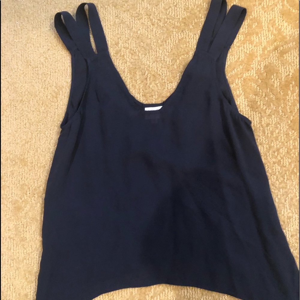Parker Navy silk Camisole